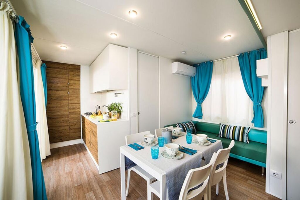 camping residence campagna - case mobili girasole dalia iris viola