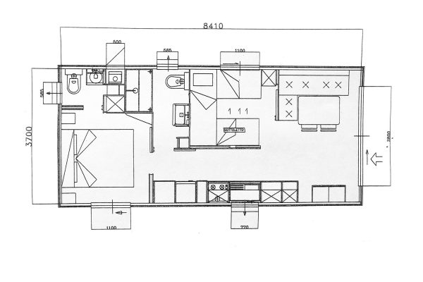 casa mobile palma-rosa-ortensia - camping campagna cannobio